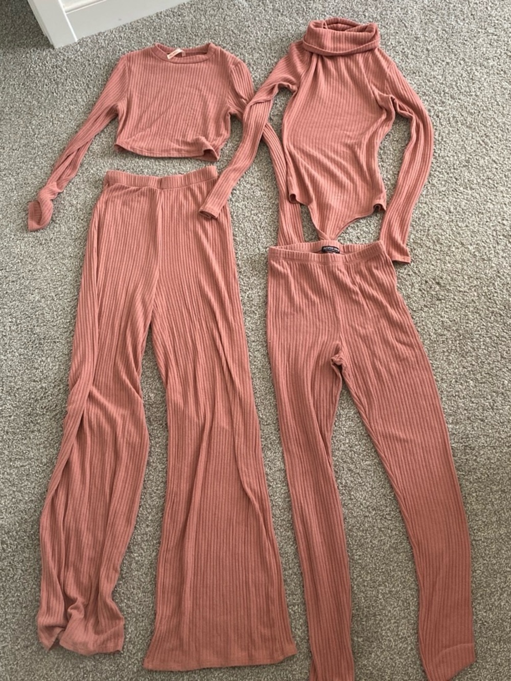 fashion nova mauve set bundle